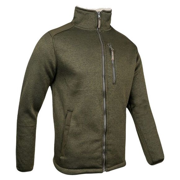Jack Pyke Mens Scandinavian Fleece Jacket / Dark Olive - Picture 3 of 5